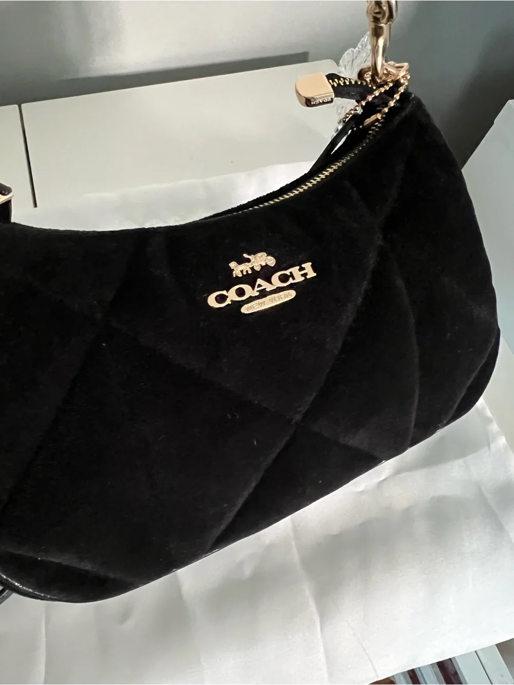 Coach Teri Shoulder Bag With Quilting